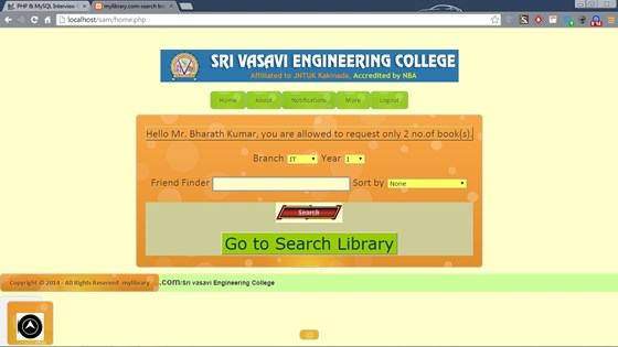 My First Project: Library Automation System