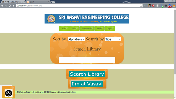 My First Project: Library Automation System