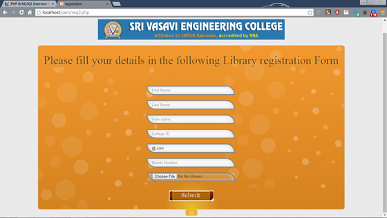My First Project: Library Automation System